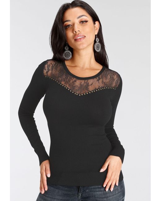 melrose Black Pullover