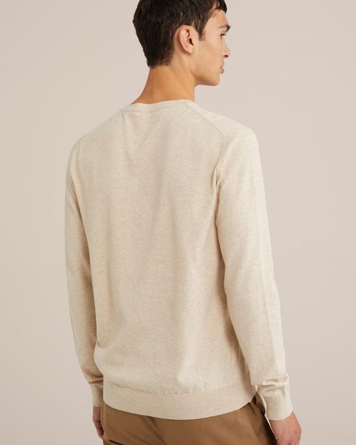WE Fashion Pullover in White für Herren
