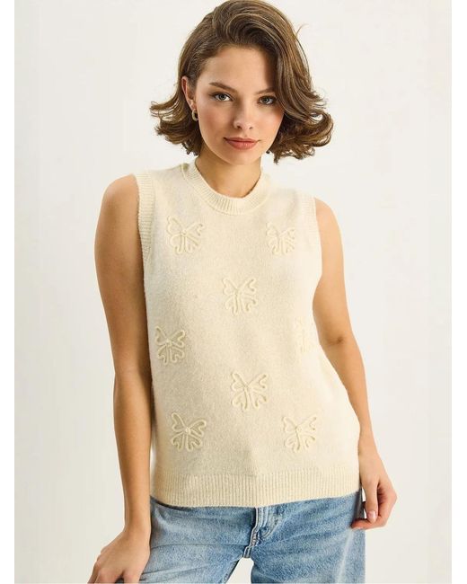 Bianco Lucci Natural Pullunder