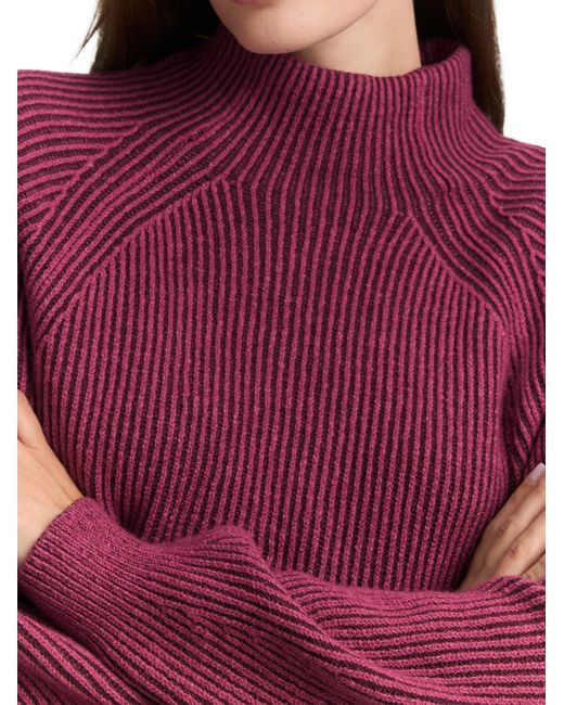Tom Tailor Purple Pullover