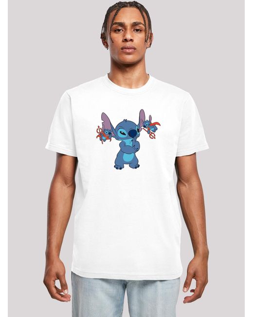 F4NT4STIC T-Shirt Disney Lilo And Stitch Little Devils in Blue für Herren