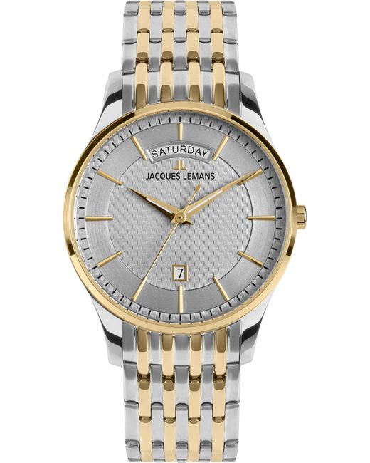 Jacques Lemans Analoguhr in Gray für Herren