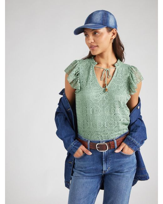 Vero Moda Green Bluse 'Vmmaya'