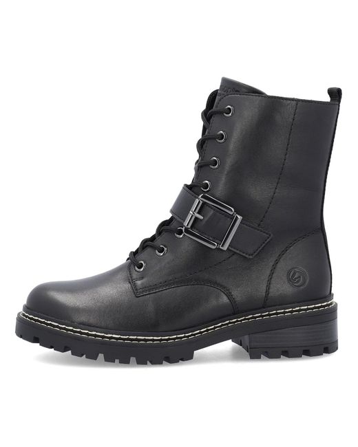 Remonte Black Schnürstiefelette