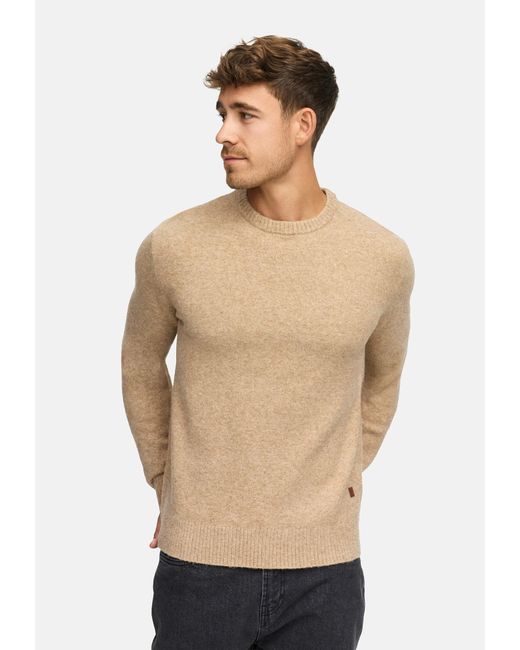INDICODE Pullover Intrax in Natural für Herren