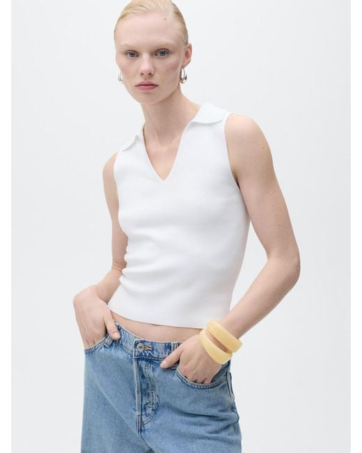 Mango White Top 'Moiso'