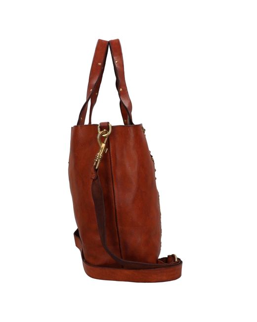 Campomaggi Red Shopper Bella