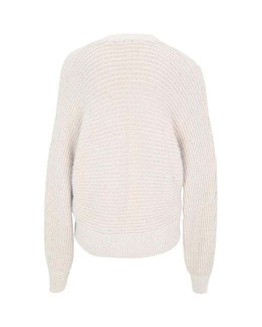 Zero White Strickjacke