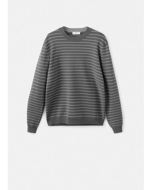 Mango Pullover Luxusr in Gray für Herren