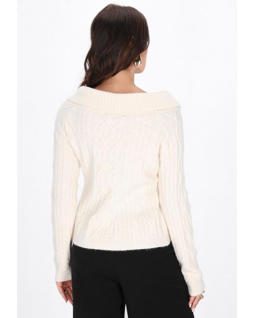 faina White Pullover