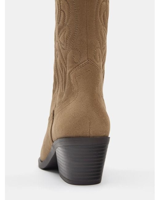 Pull&Bear Natural Stiefel