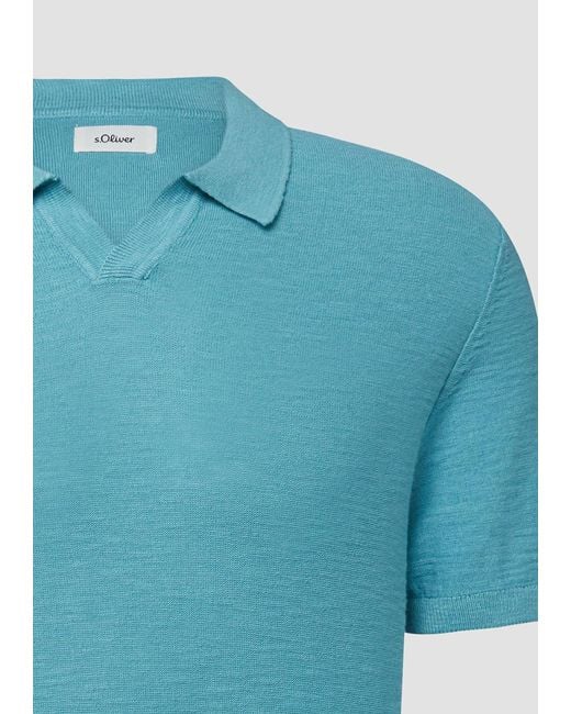 S.oliver Strickpullover in Blue für Herren