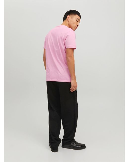 Jack & Jones T-Shirt in Pink für Herren