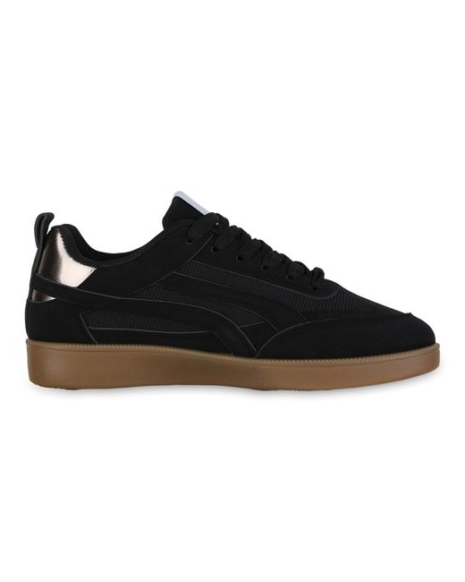 VAN HILL Black Sneaker 'Alexandra'
