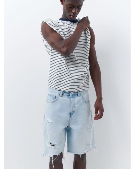 Pull&Bear Shorts in Blue für Herren