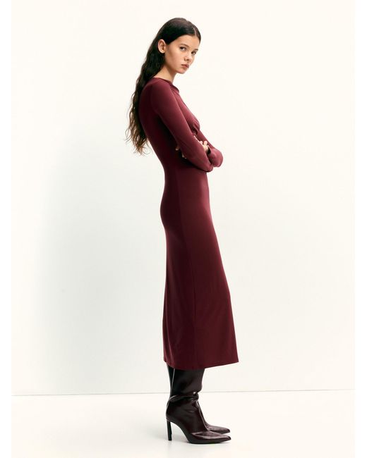 Pull&Bear Purple Kleid