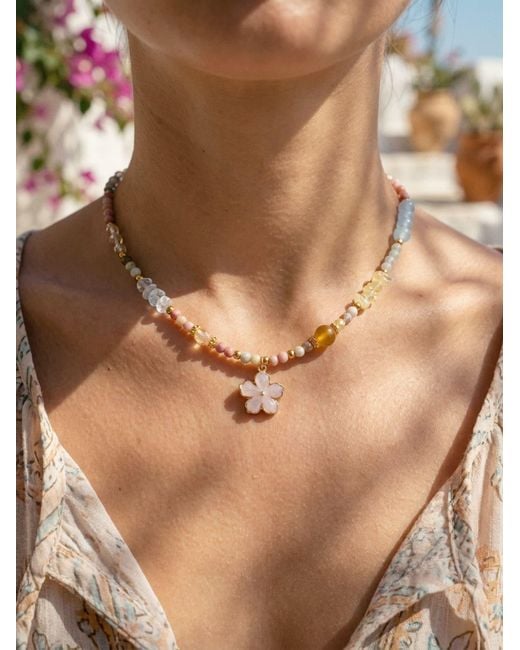 Nemomatheo Metallic Kette Fiore