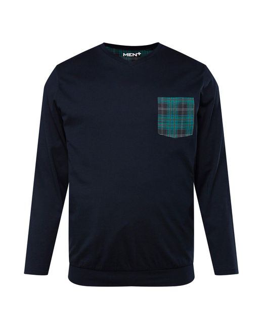 Men Plus Pyjama in Blue für Herren
