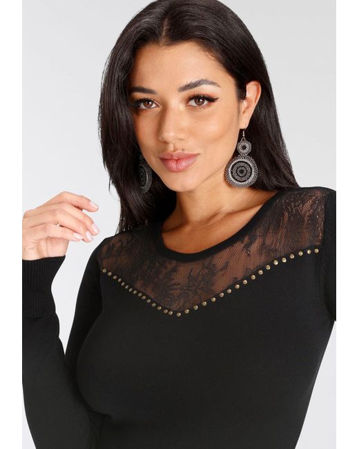 melrose Black Pullover