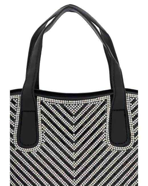 faina Black Handtasche