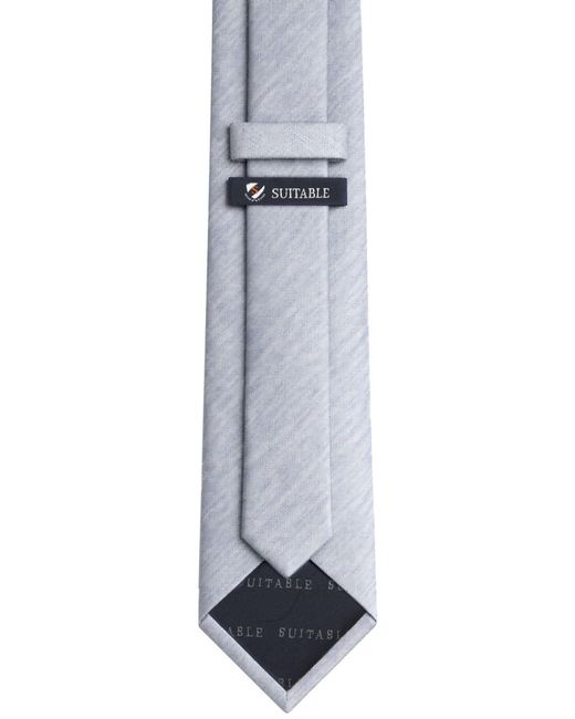 Suitable Krawatte in White für Herren