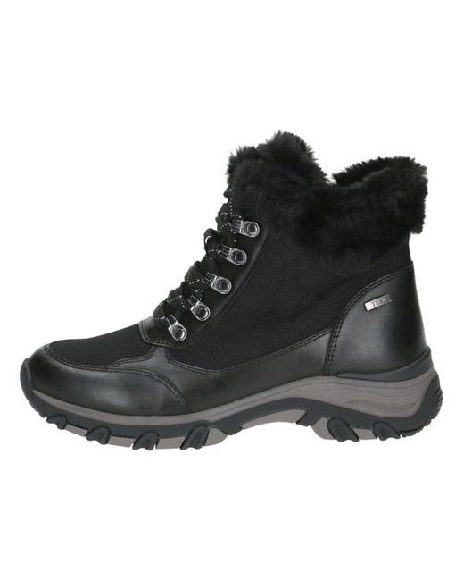 Caprice Black Schnürstiefelette