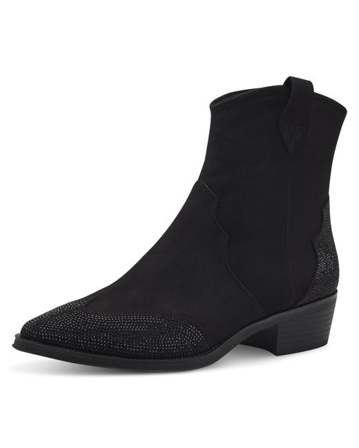 Marco Tozzi Black Ankle Boots