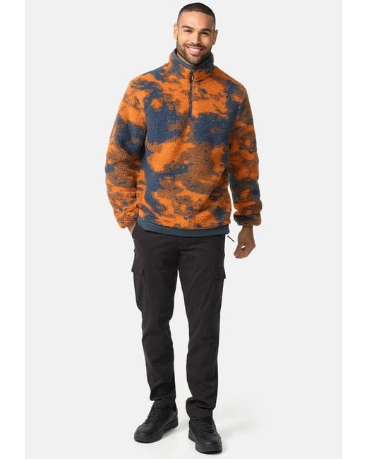 INDICODE Pullover Sofiane in Orange für Herren