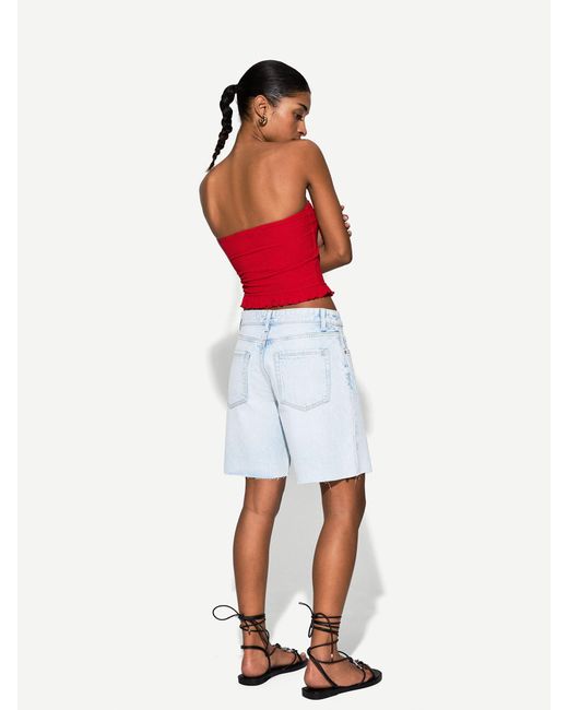 Bershka Blue Shorts