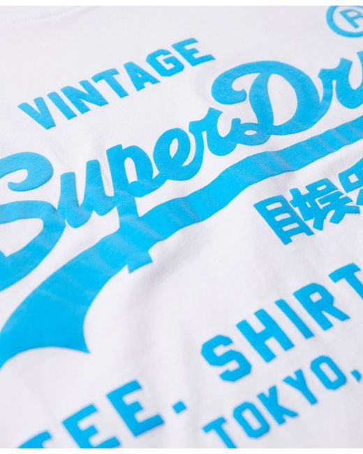 Superdry T-shirt in Blue für Herren