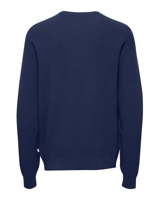 Solid Pullover Hami in Blue für Herren