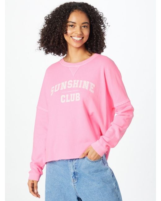 Herrlicher Sweatshirt 'smila' in Pink | Lyst DE
