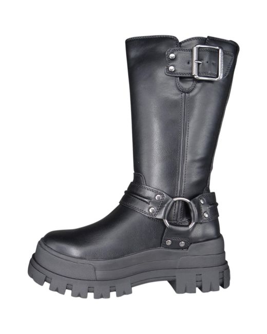 Buffalo Black Boots Aspha