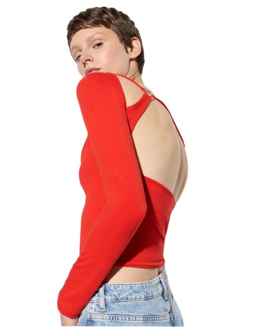 No Matter What Red Bluse