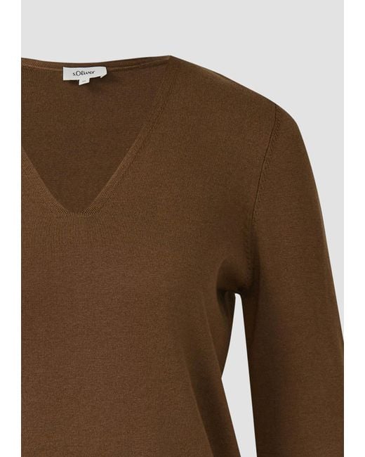 S.oliver Brown Pullover