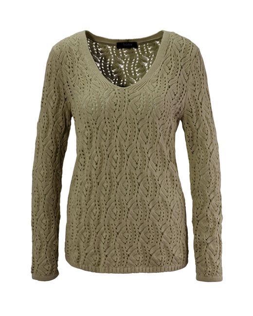 Aniston CASUAL Green Pullover