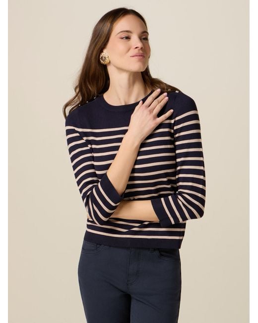 Oltre Blue Pullover