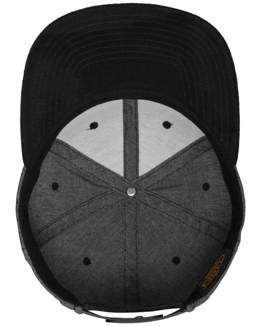 Flexfit Black Cap Chambray-Suede