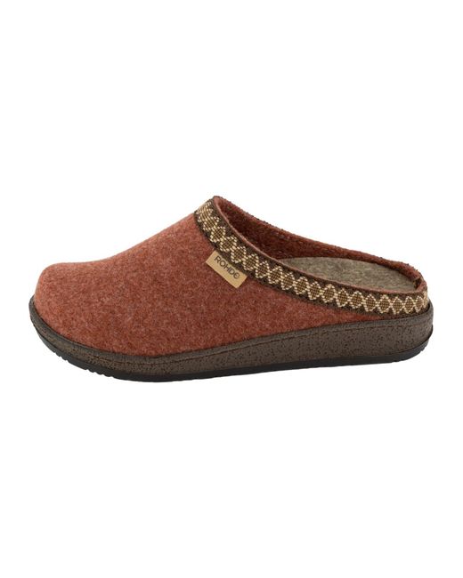 Rohde Brown Clogs Novara-D