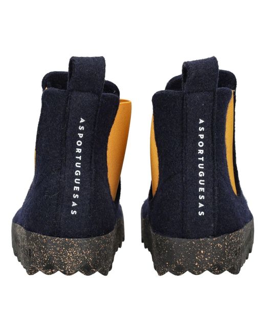 ASPORTUGUESAS Blue Chelsea Boots