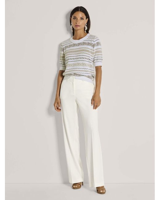 Madeleine White Pullover