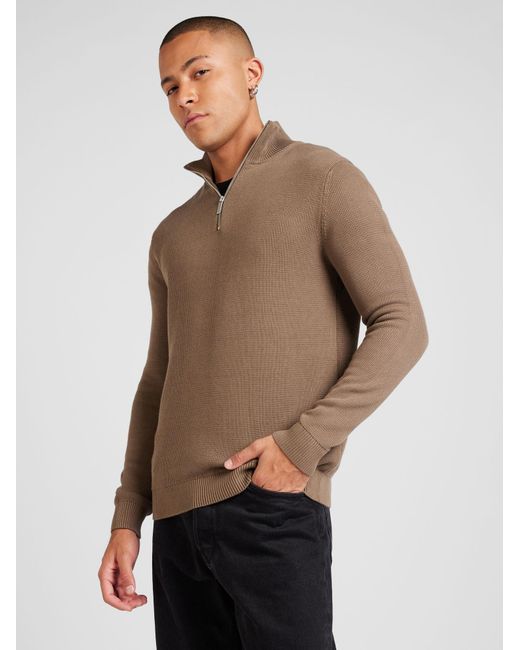SELECTED Pullover Slhdane in Brown für Herren