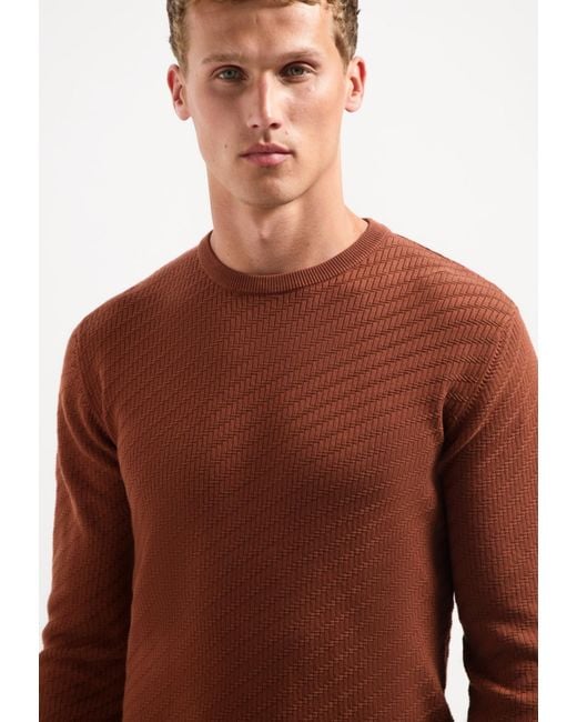 No Excess Pullover in Brown für Herren