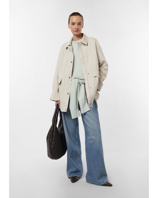 Comma, White Pullover