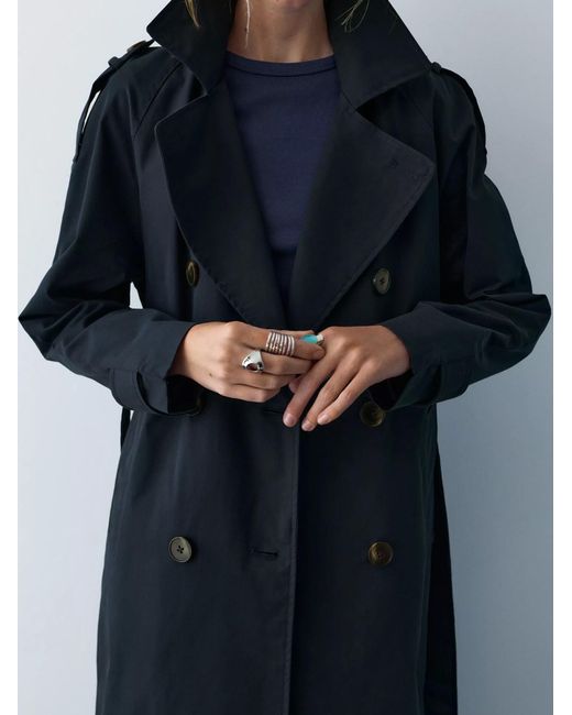 Pull&Bear Blue Mantel