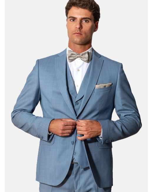 REAL GUYS Set Fliege Mit Einstecktuch in White für Herren