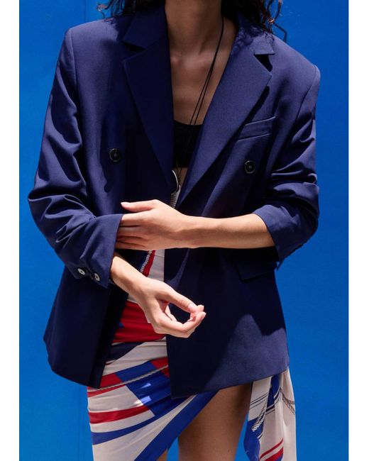Mango Blue Blazer Centauri