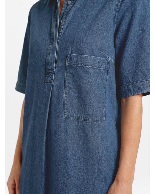 Marie Lund Blue Kleid Lisa
