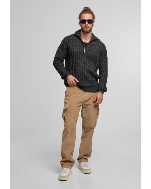 INDICODE Pullover Rufus in Black für Herren