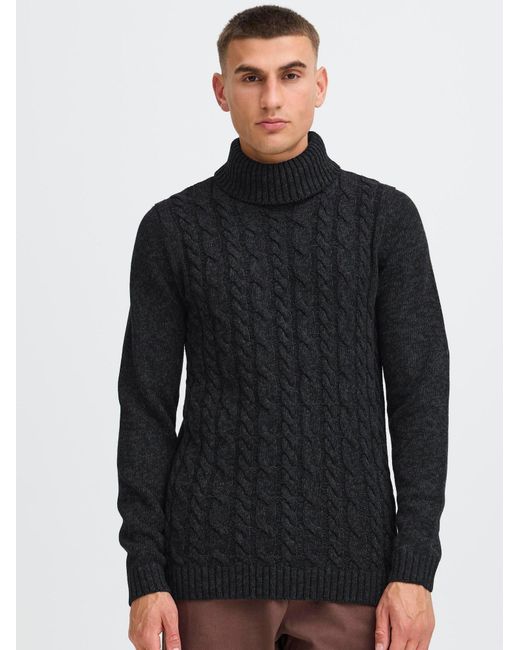 Solid Pullover Sdrino in Black für Herren